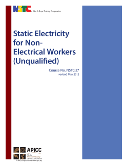 Static Electricity for Non- Electrical Workers (Unqualified)