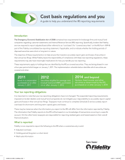 Cost basis regulations and you