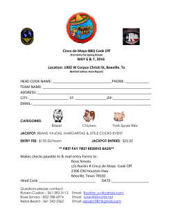 Cinco de Mayo BBQ Cook Off