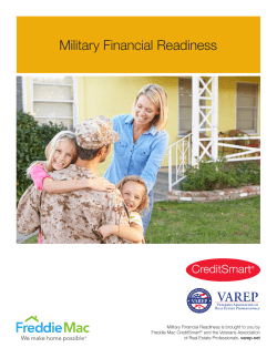 Military Financial Readiness