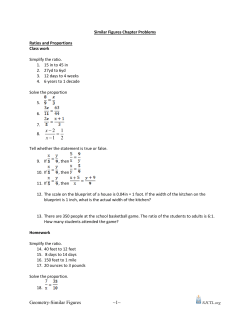 Geometry-Similar Figures
