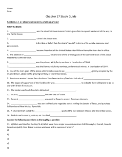 Chapter 17 Study Guide