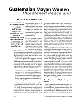 Guatemalan Mayan Women