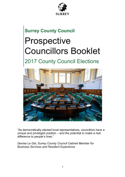 Prospective Councillors Booklet