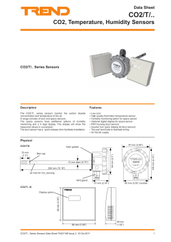 Trend CO2/T/.. - CO2, Temperature, Humidity Sensors
