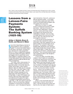 Lessons from a Laissez-Faire Payments System