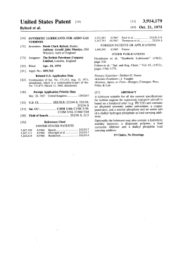 Synthetic lubricants for aero gas turbines