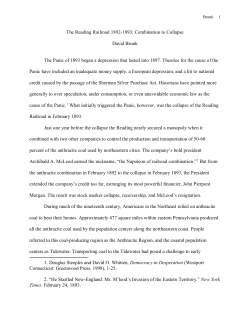 The Reading Railroad 1892-1893