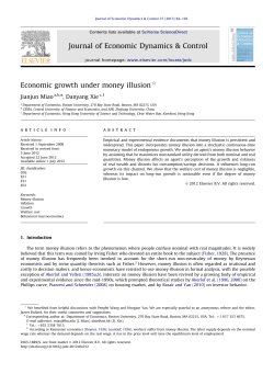 Economic growth under money illusion - bu people