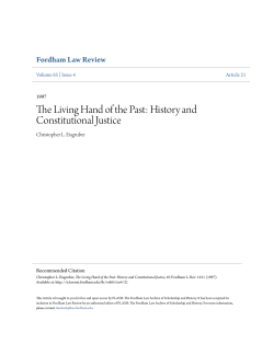History and Constitutional Justice
