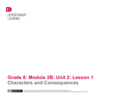 Grade 8: Module 2B: Unit 2: Lesson 1