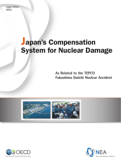 Japan`s Compensation System for Nuclear Damage