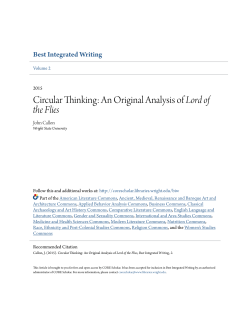 Circular Thinking: An Original Analysis of Lord of the Flies