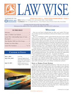 Law Wise &bull; 2015 April Issue