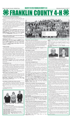 salute to 2015 franklin county 4-h
