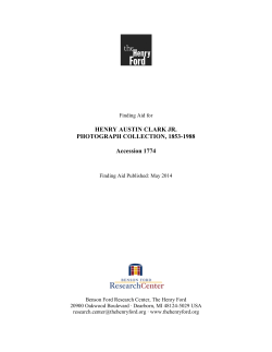 Finding aid for the Henry Austin Clark Jr. Photograph collection