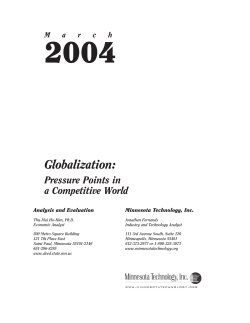 Issue Brief - Globalization