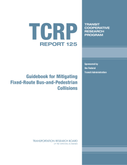 TCRP Report 125 &ndash; Guidebook for Mitigating Fixed-Route Bus