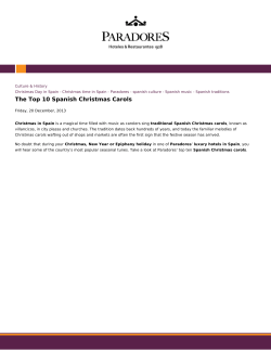 Paradores de Turismo - The Top 10 Spanish Christmas Carols