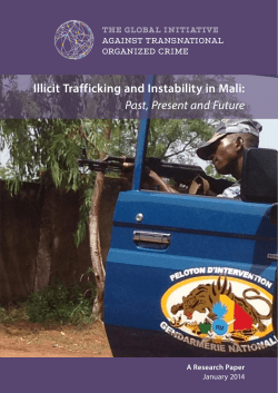 Illicit Trafficking and Instability in Mali