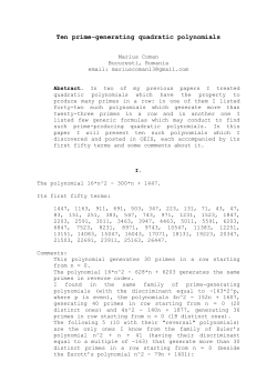 A clasification of known root prime-generating polynomials