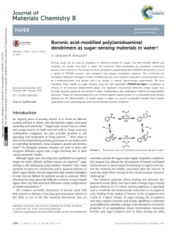 Materials Chemistry B - RSC Publishing