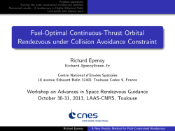 Fuel-Optimal Continuous-Thrust Orbital Rendezvous under Collision