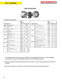 Jaw Couplings