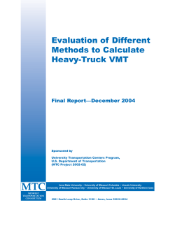 Evaluation of Different Methods to Calculate Heavy