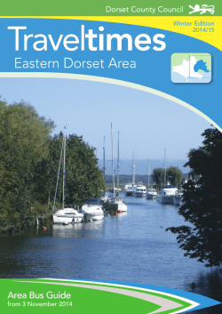 DCC Traveltimes Eastern Dorset Area Bus