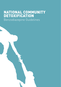 Community Detoxification for Benzodiazepines
