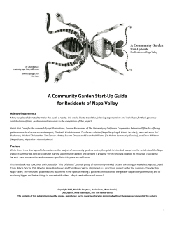 A Community Garden Start-Up Guide for Residents
