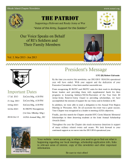 THE PATRIOT - AUSA First Region