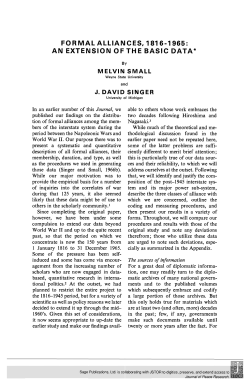 formal alliances, 1816-1965 - Deep Blue