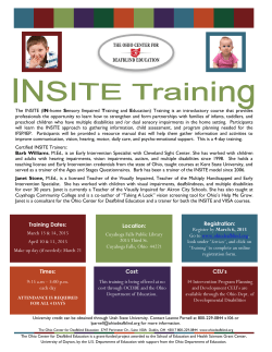 Times: 9:15 a.m – 5:00 p.m. each day Cost: This training is being