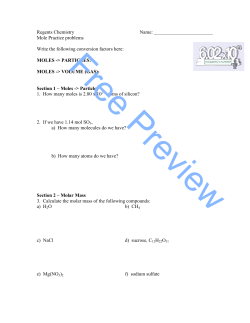 MOLES - TeacherLingo.com