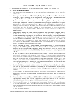 Denise Charles v NTL Group Ltd. [2002]