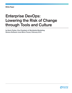 Enterprise DevOps