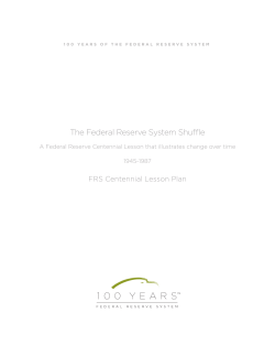 The Federal Reserve System Shuffle