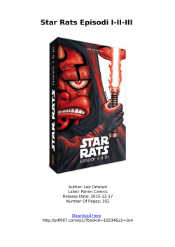 Star Rats Episodi I-II-III