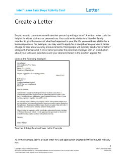 Create A Letter