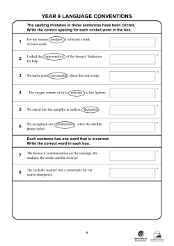 Set 1 Language conventions (PDF, 331 kB )