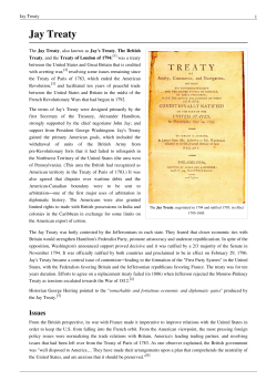 Jay Treaty - Net Texts