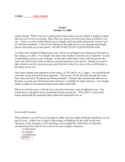 Chem 151 Practice Exam I SOLUTIONS