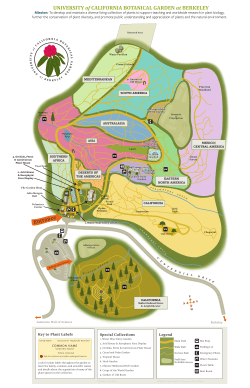 Entrance - UC Botanical Garden