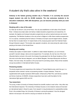 Een studentenstad die ook bruist in het weekend