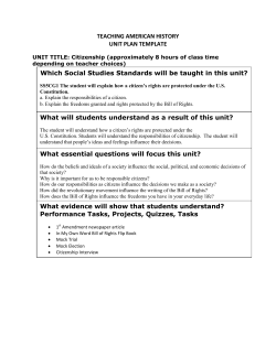 Citizenship Unit
