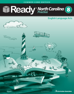 Ready North Carolina Practice Student Book 8