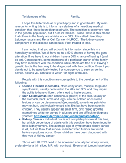 To Members of the Family, I hope this letter finds all of you happy