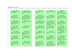 Saturday June 25, 2016 - aas-in